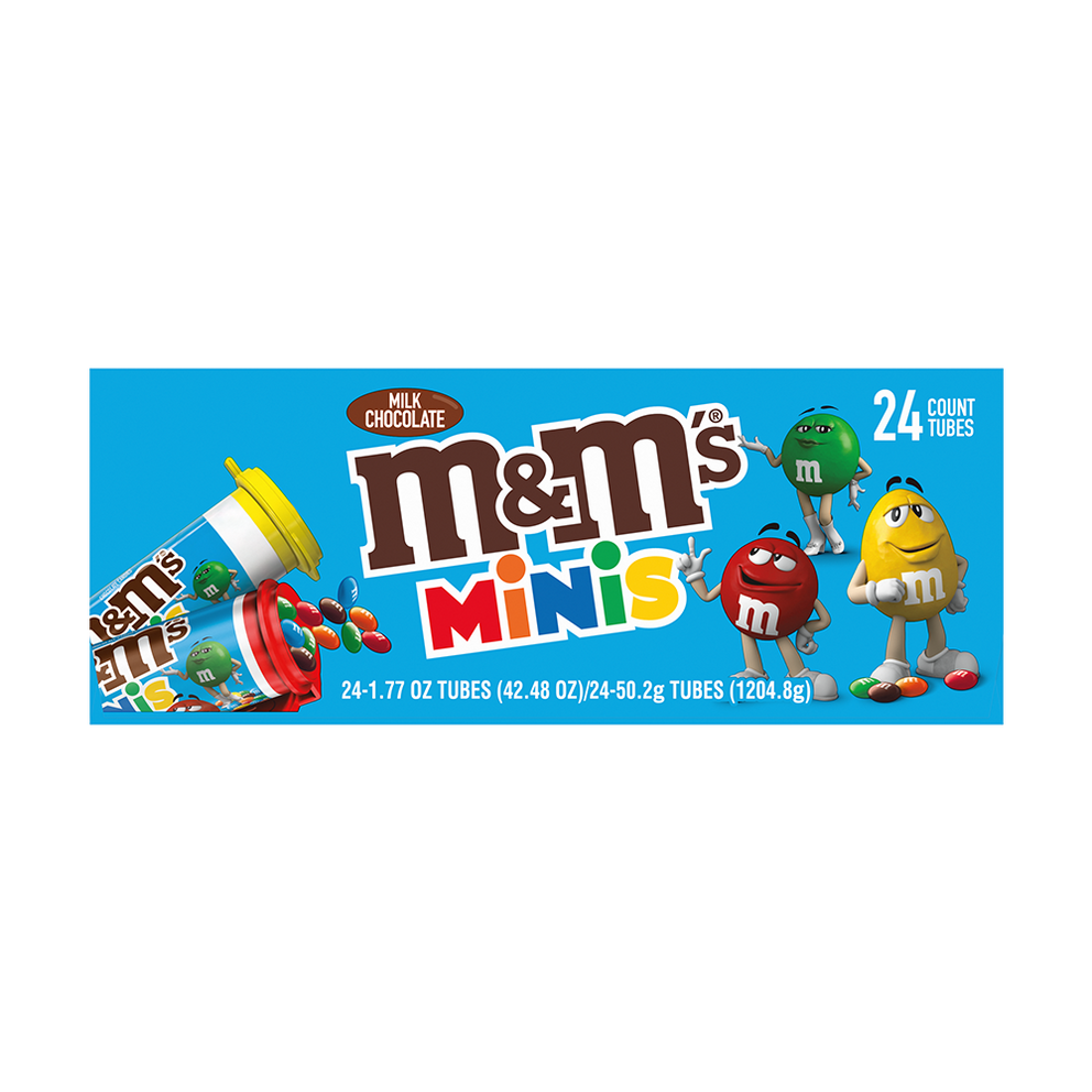 Milk Chocolate M&M'S Minis Mega Tube, 24 ct Box 2