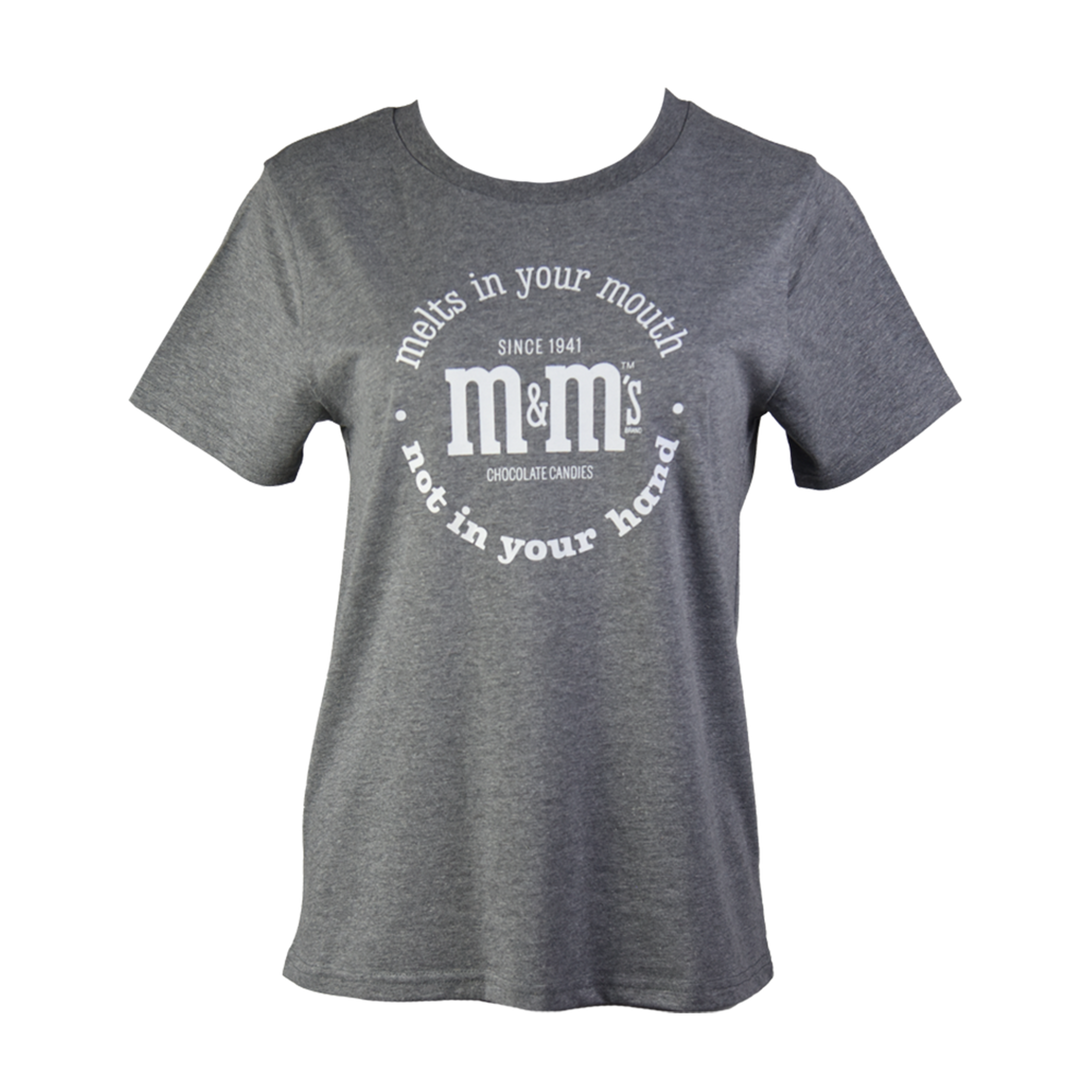 heritage M&M'S grey circle women's t-shirt 0