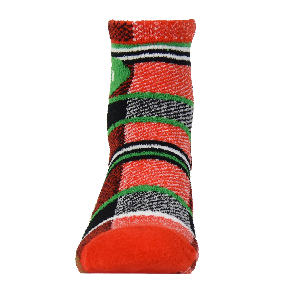 Adult Plaid Holiday Lounge Socks 2