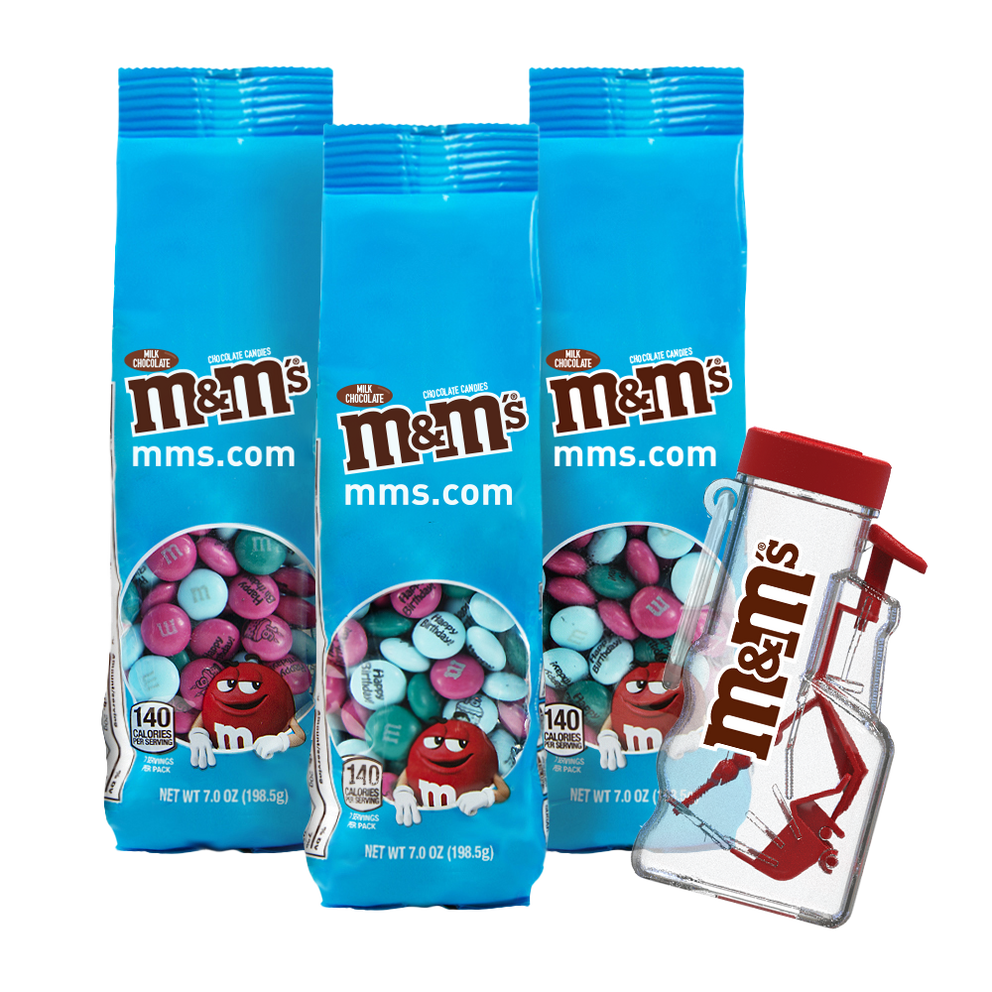 mini handheld dispensers with personalized M&M’S® candies (3 each) 0