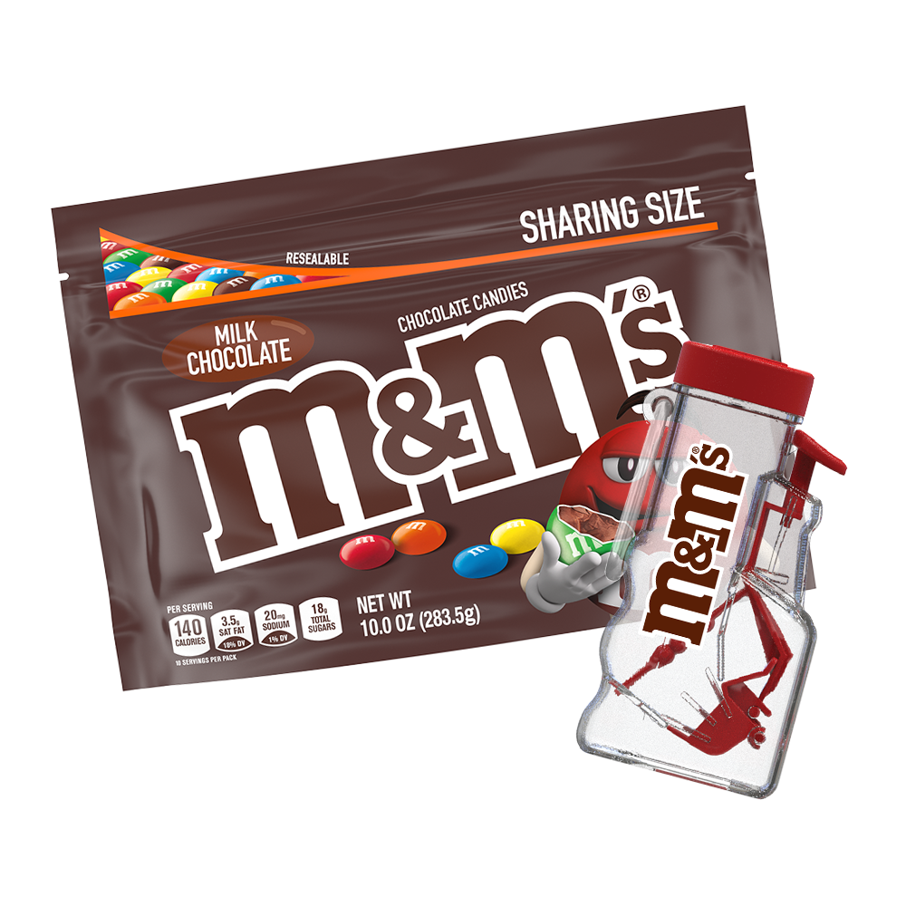 Mini Handheld Dispenser & 10oz M&M'S® Milk Chocolate Candies