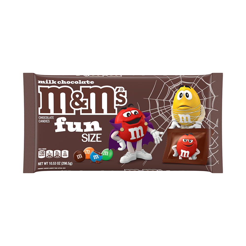 M&M'S Milk Chocolate Fun Size Candy Bag, 10.53oz | M&M'S | M&M'S