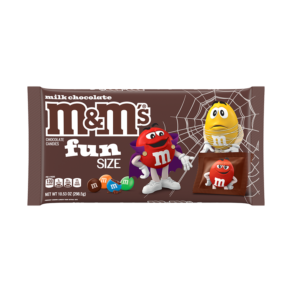 M&M'S Milk Chocolate Fun Size Candy Bag, 10.53oz 0