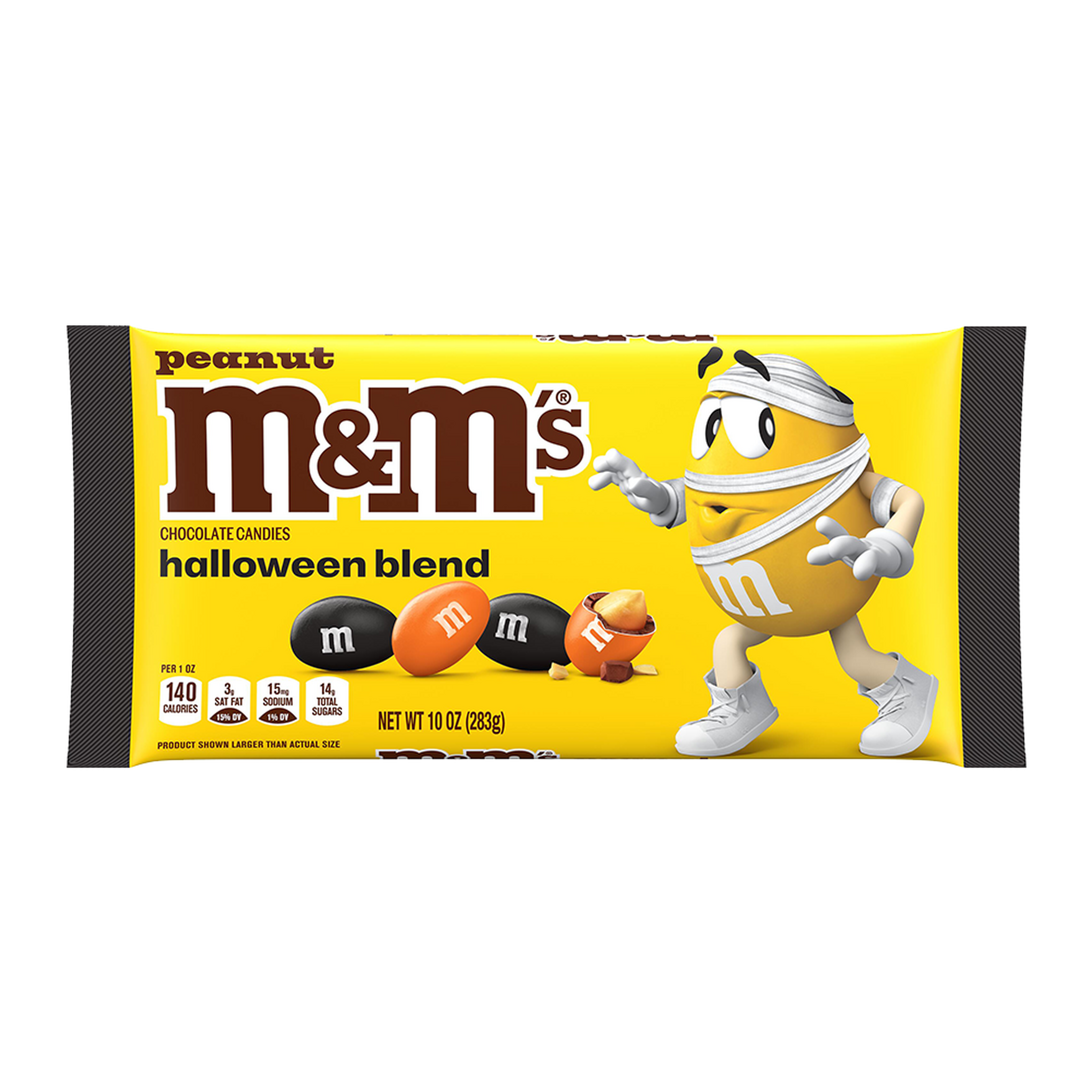 M&M'S Peanut Milk Chocolate Halloween Candy, 10oz 0