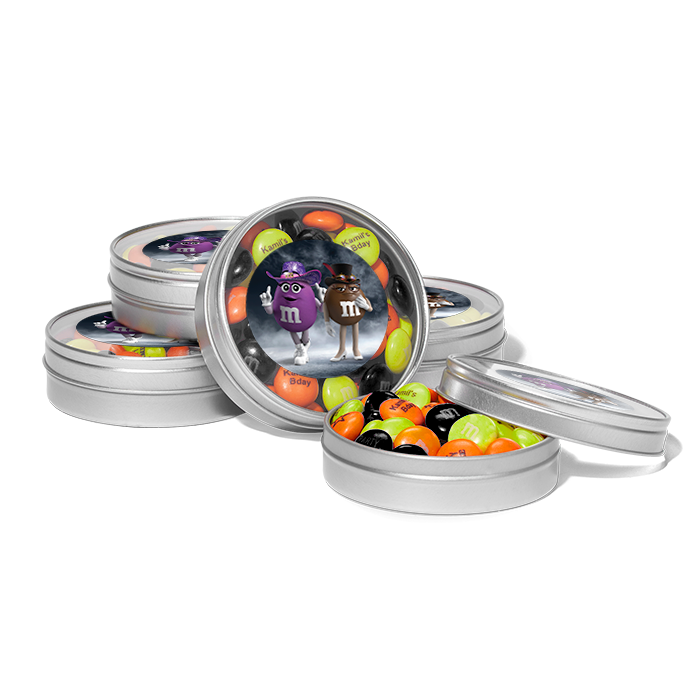 halloween favor tins