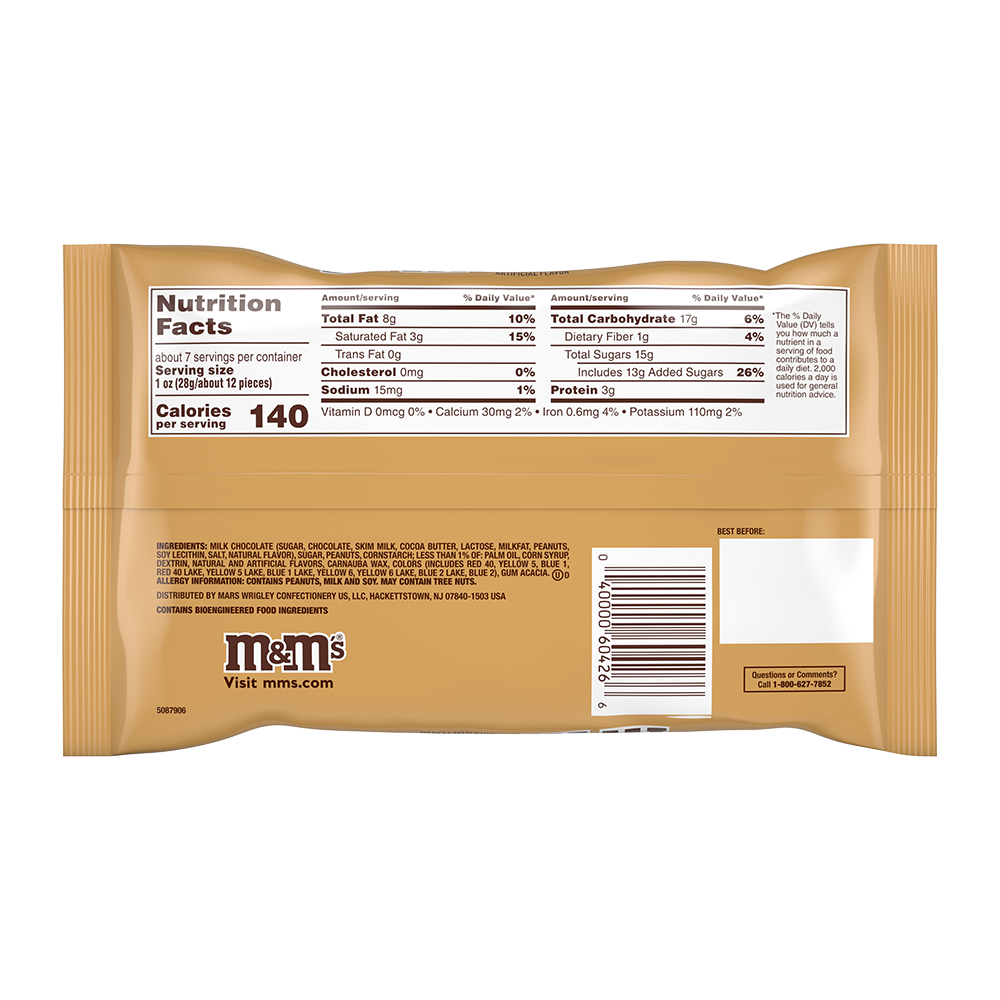 toasty holiday peanut chocolate candy, 7.44oz 1