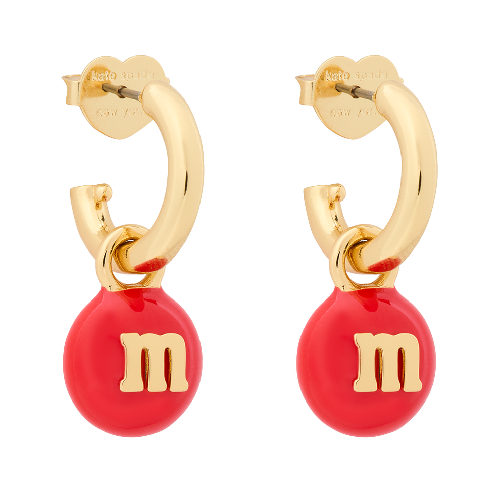 M&M'S® x kate spade new york Charm Huggies 0