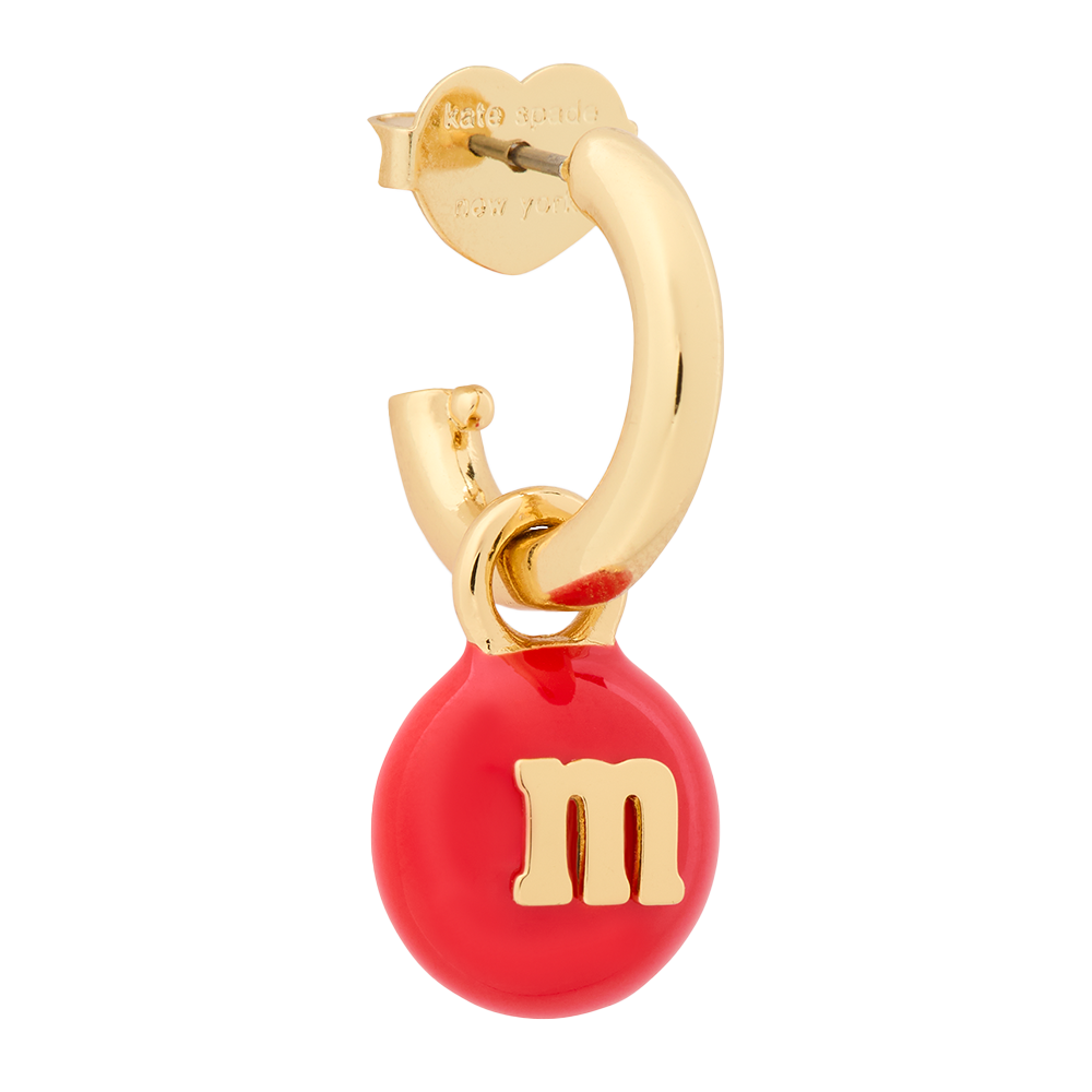 M&M'S® x Kate Spade New York charm huggies 1
