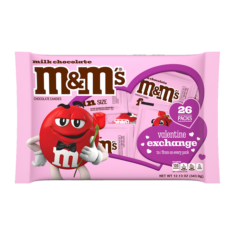 milk chocolate valentine's day gift exchange, 26-count 0