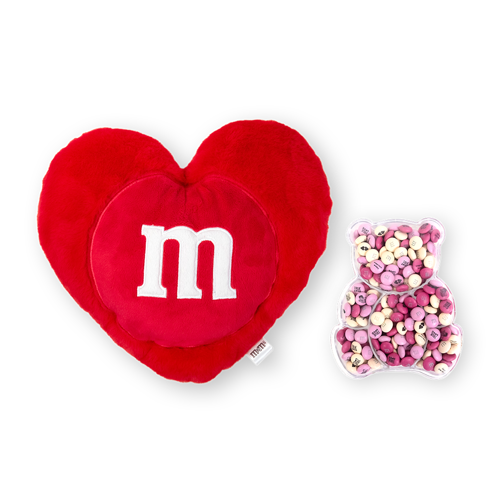 Teddy Bear & Heart Pillow Bundle