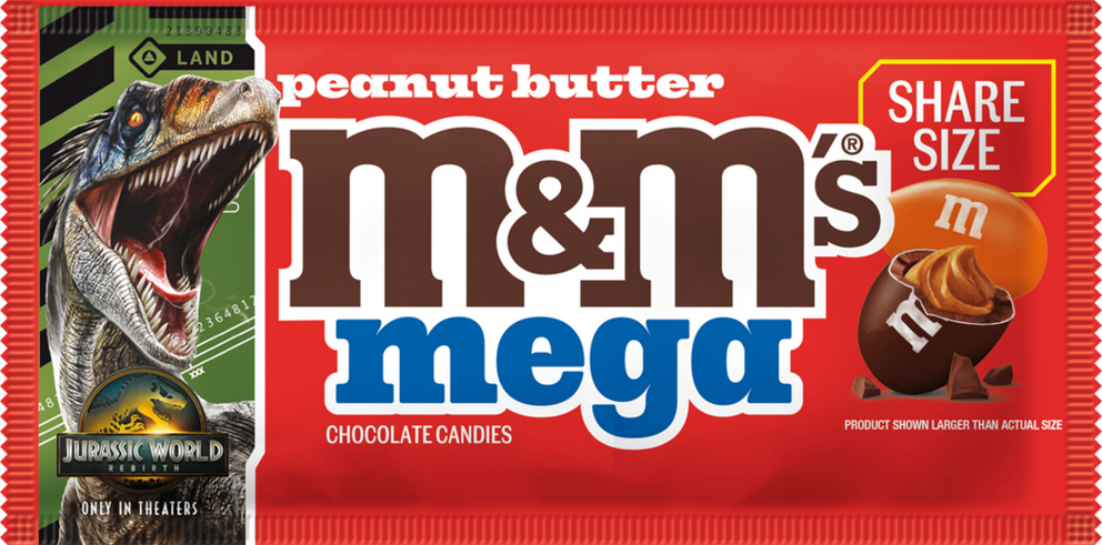 M&M'S Peanut Butter Mega x Jurassic World 2.83oz, 12-pack 1