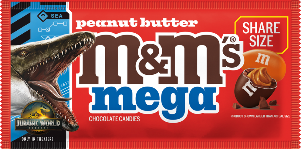 M&M'S Peanut Butter Mega x Jurassic World 2.83oz, 12-pack 3