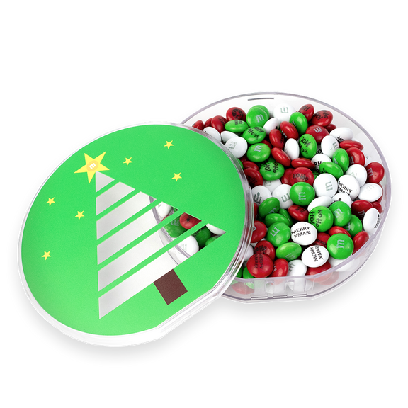 round christmas tree gift box 1