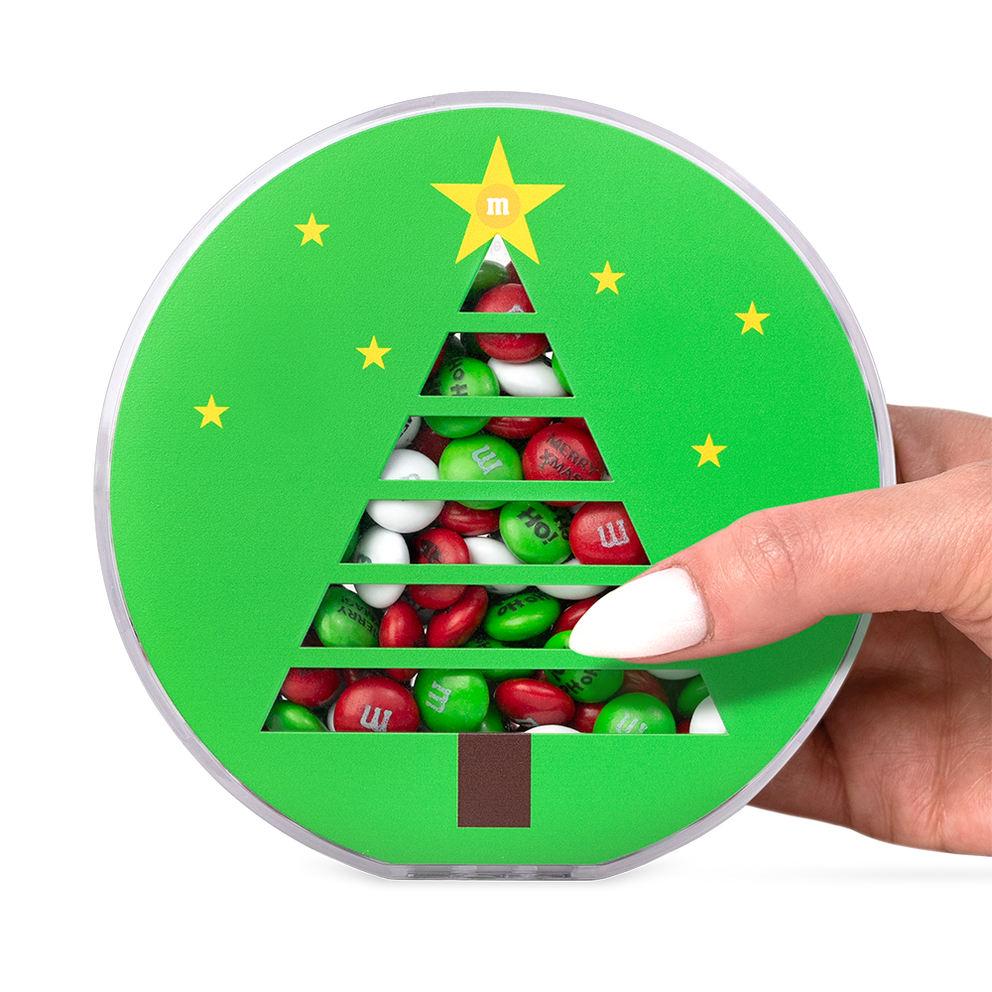Round Christmas Tree Gift Box 3