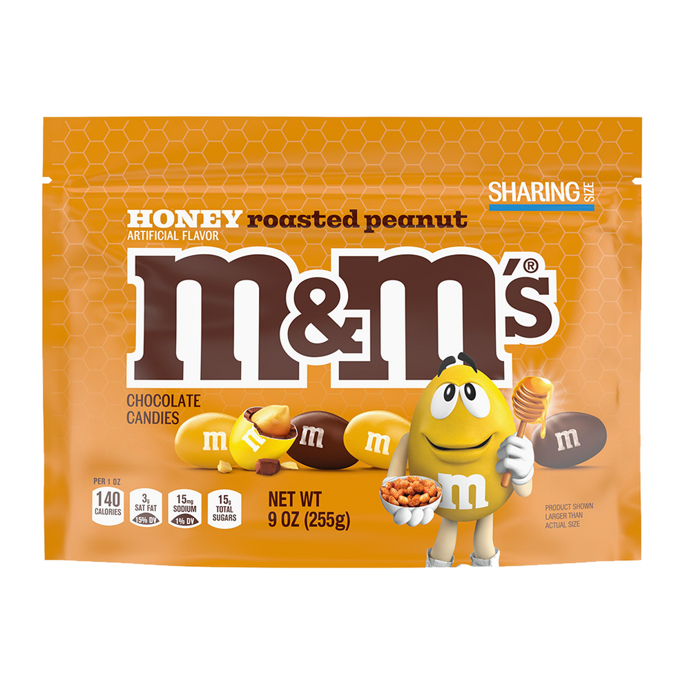 honey roasted peanut milk chocolate candy, 9.0oz 0
