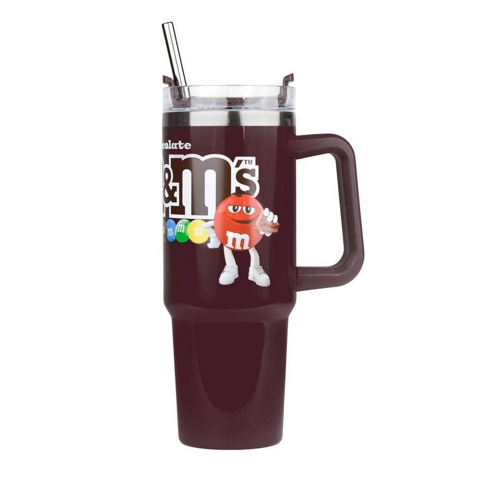 stainless steel tumbler with handle, 30oz 2