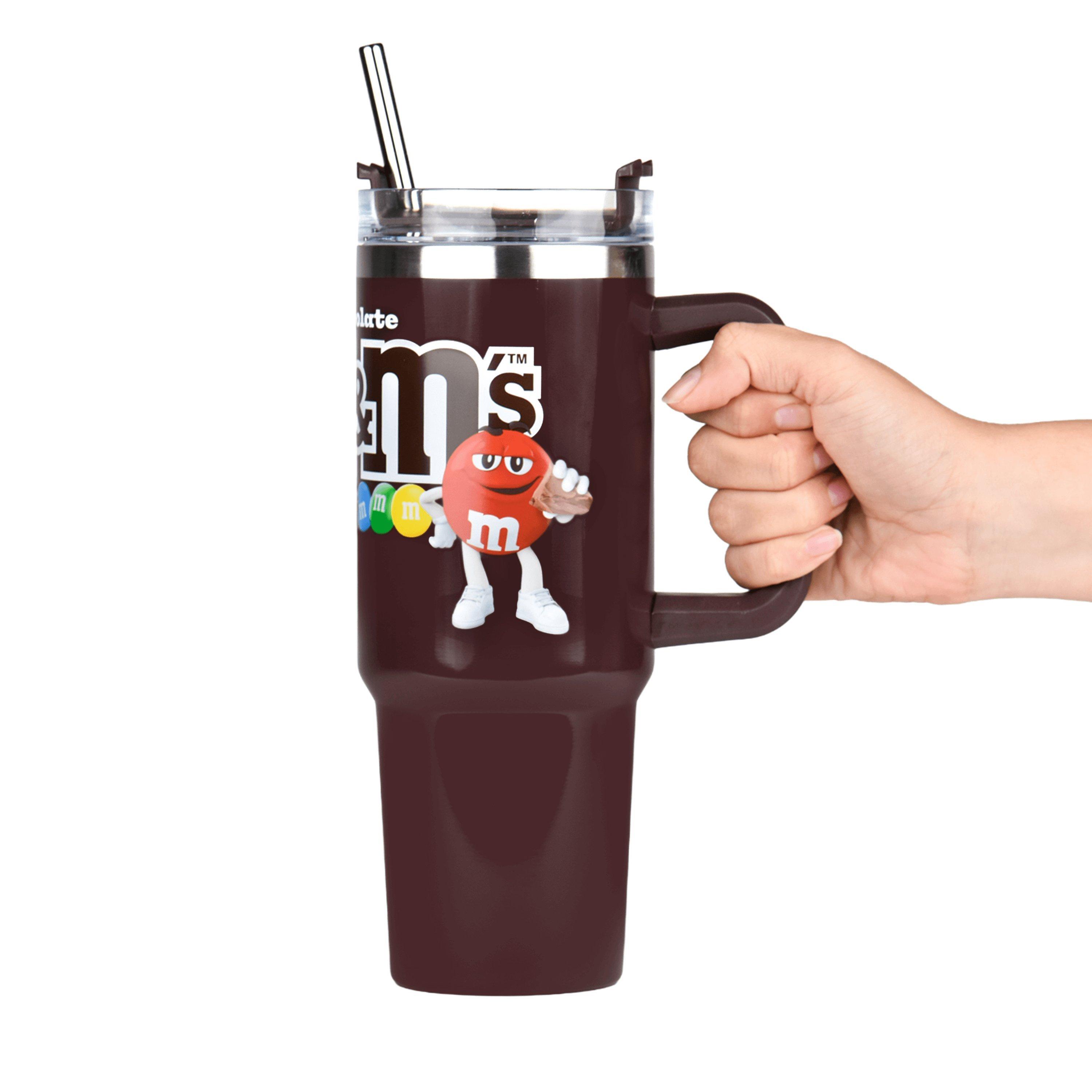 stainless steel tumbler with handle, 30oz 1