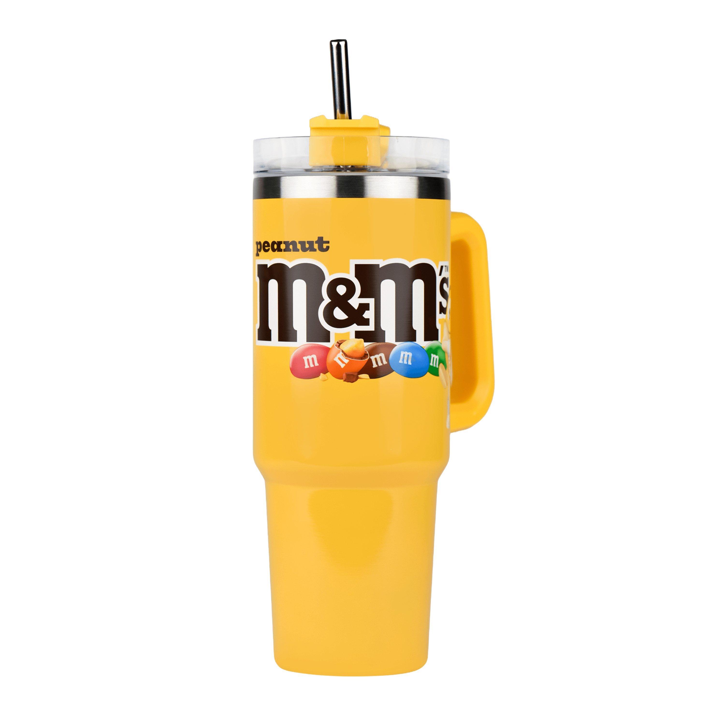 stainless steel tumbler with handle, 30oz
