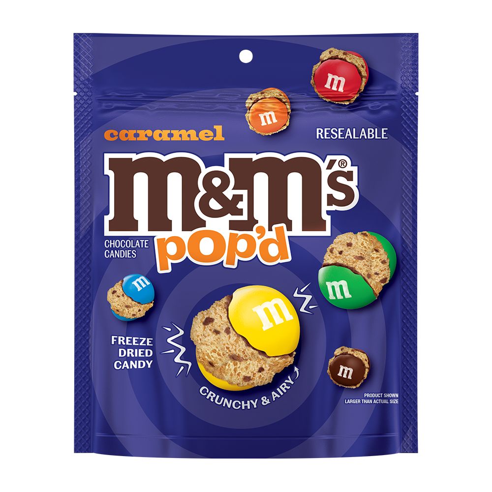 M&M'S Pop'd Caramel Chocolate Crunchy Candy, 5.5oz 0