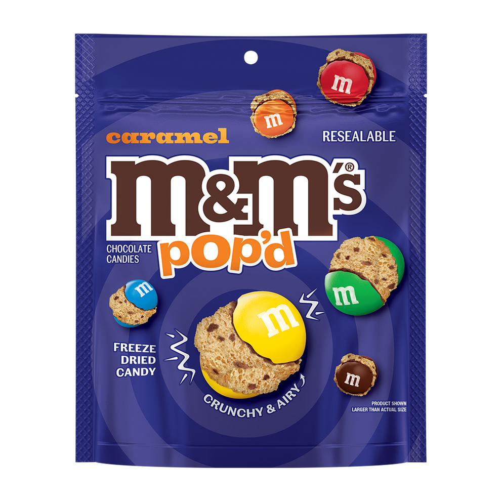 M&M'S Pop'd Caramel Chocolate Crunchy Candy, 5.5oz 0