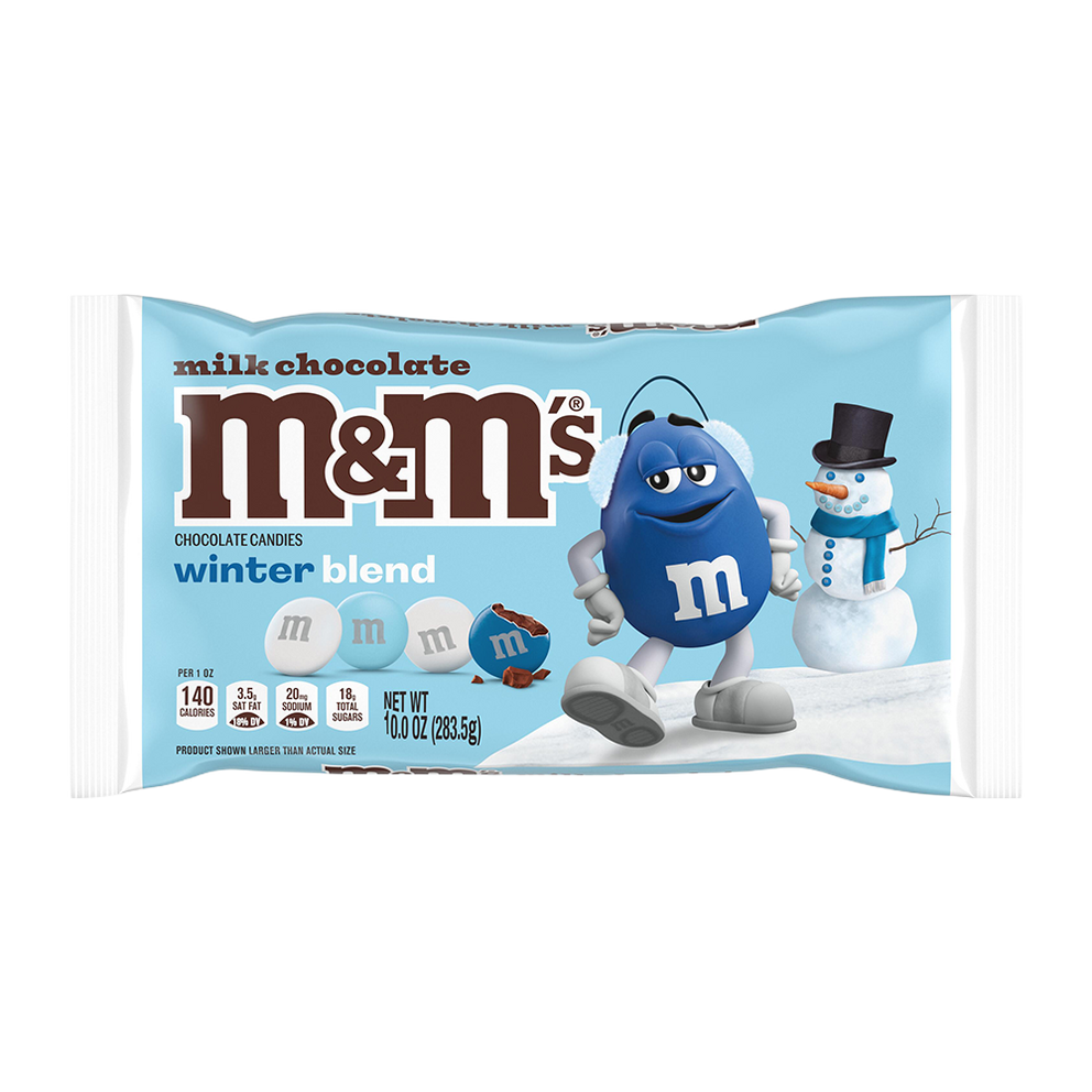 M&M'S milk chocolate winter blend candy, 10oz 0