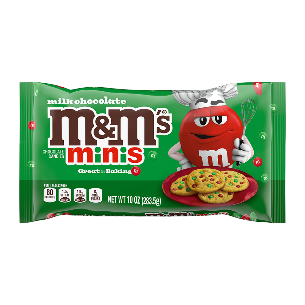 M&M'S minis milk chocolate christmas candy, 10oz 0