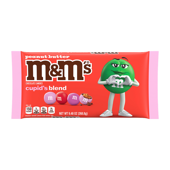 peanut butter milk chocolate cupid's blend valentine's day candy, 9.48oz 0