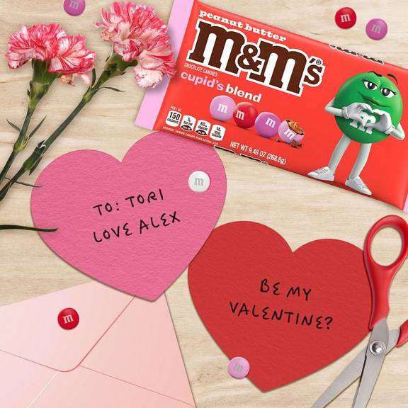peanut butter milk chocolate cupid's blend valentine's day candy, 9.48oz 1
