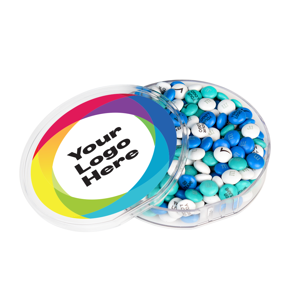 corporate round gift box with customized logo 1