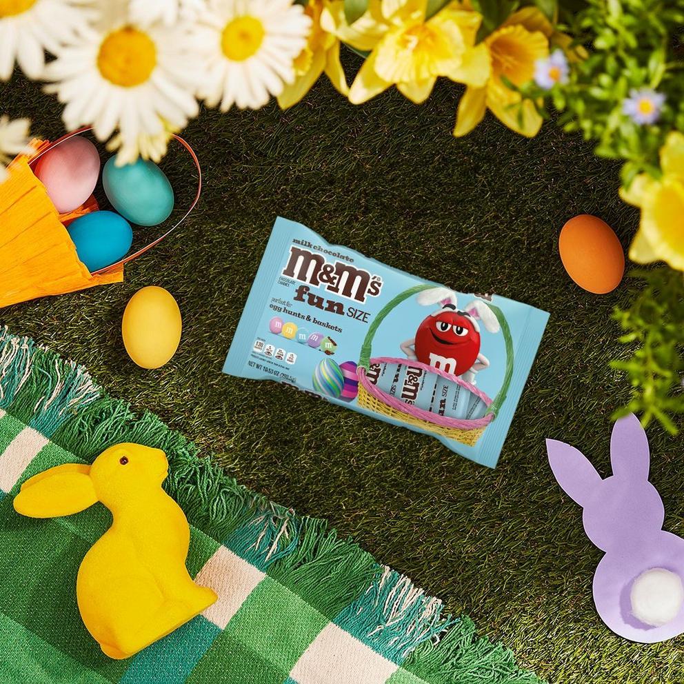 milk chocolate fun size easter basket stuffers, 10.53oz 2