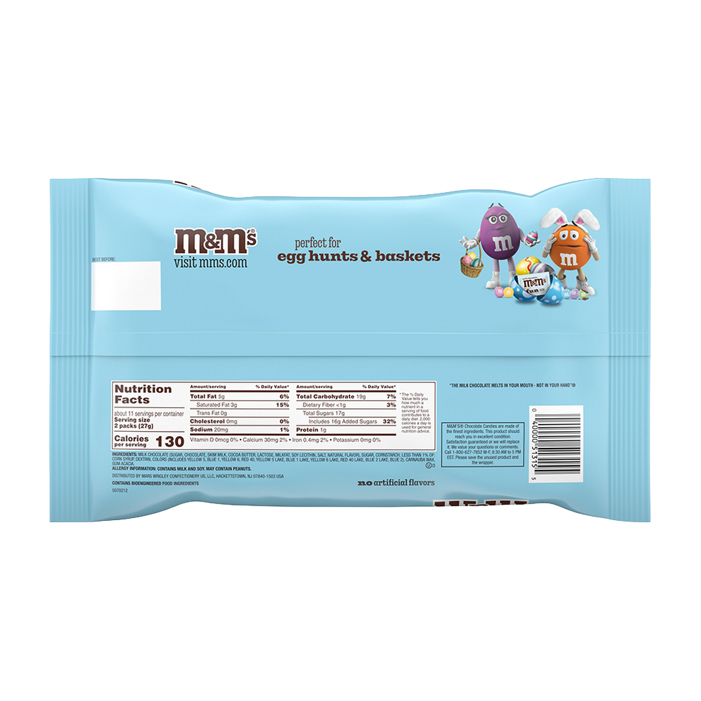 milk chocolate fun size easter basket stuffers, 10.53oz 4