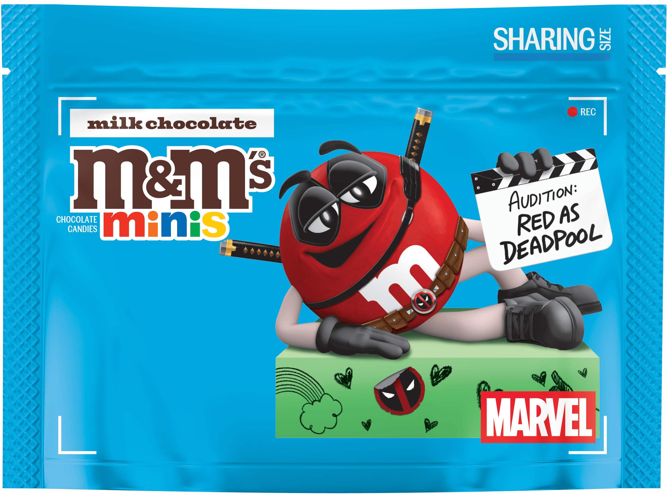 M&M’S milk chocolate minis x Marvel, 9.4oz 4