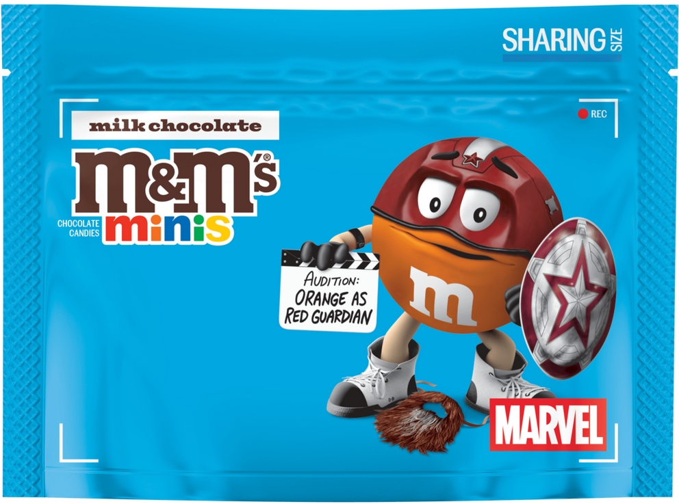 M&M’S milk chocolate minis x Marvel, 9.4oz 5
