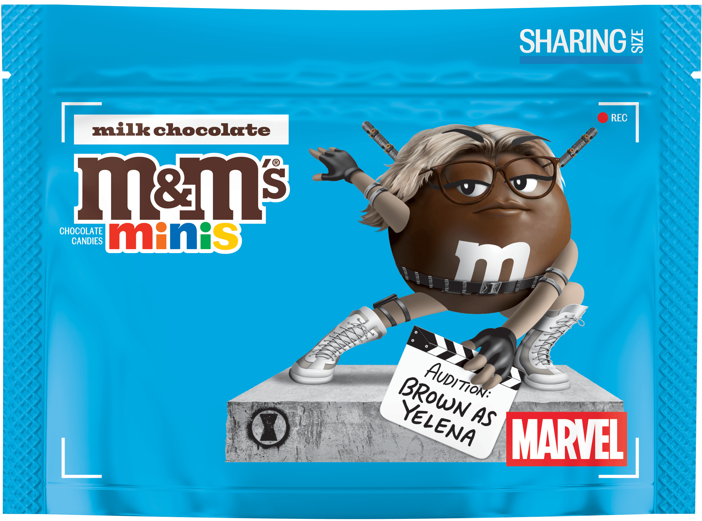 M&M’S milk chocolate minis x Marvel, 9.4oz 1