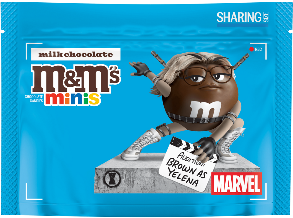 M&M’S milk chocolate minis x Marvel, 9.4oz 1