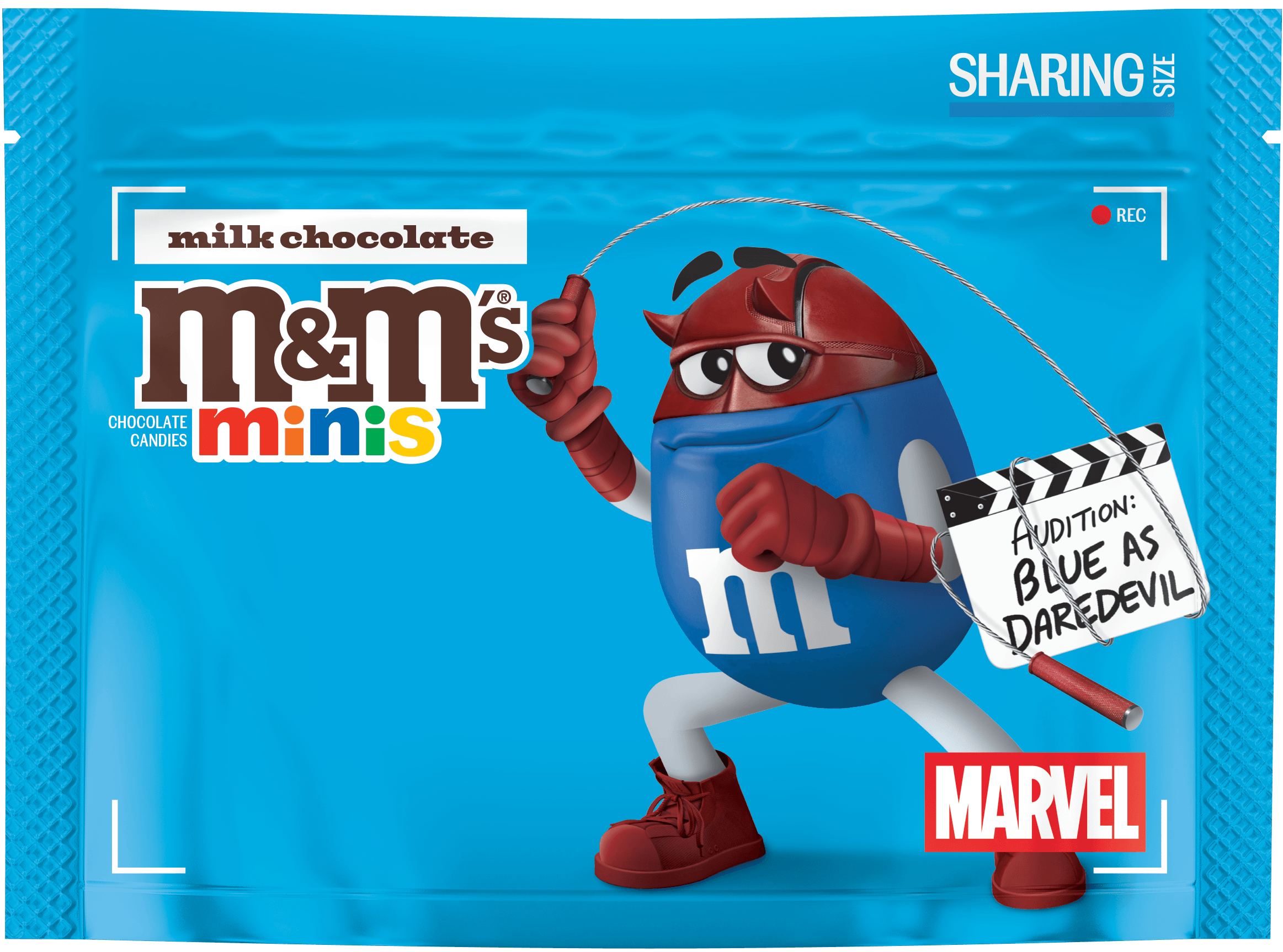 M&M’S milk chocolate minis x Marvel, 9.4oz 3