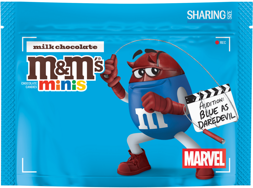 M&M’S milk chocolate minis x Marvel, 9.4oz 3