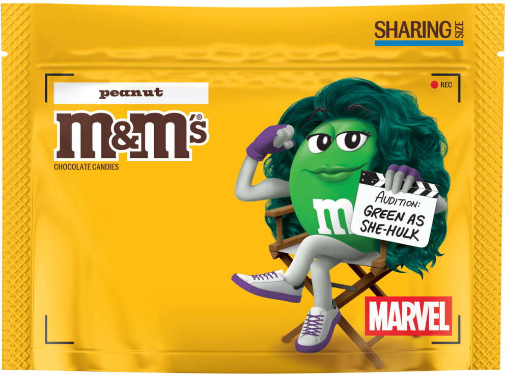 M&M’S milk chocolate peanut x Marvel, 10.05oz 4