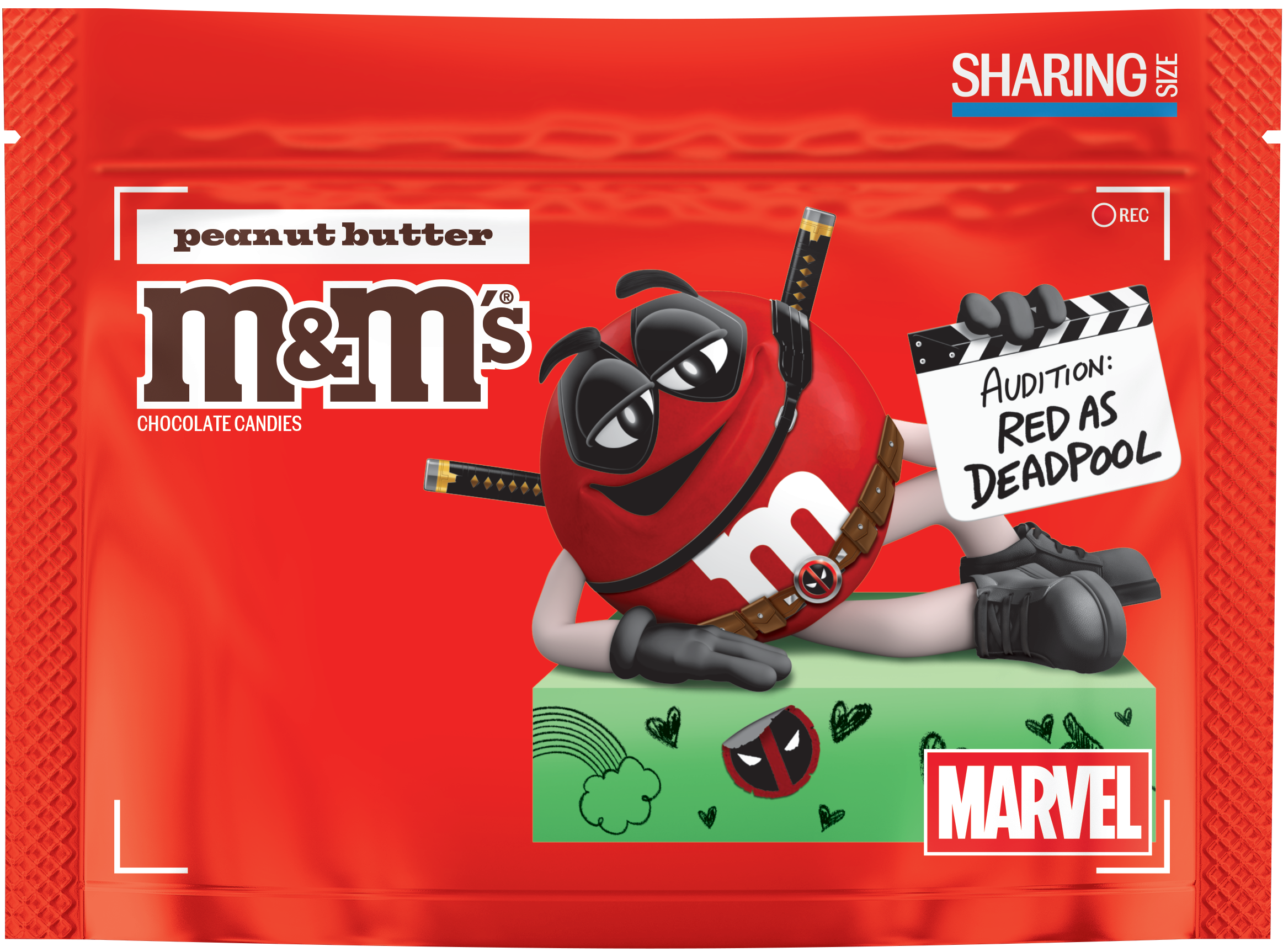 M&M’S milk chocolate peanut butter x Marvel, 9oz 2
