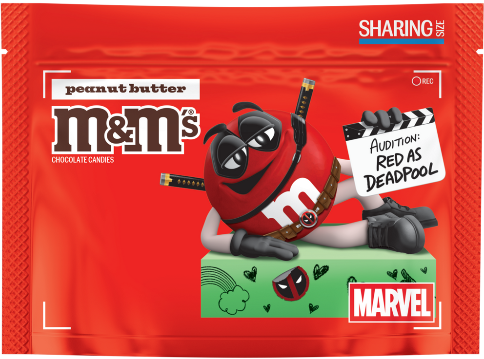 M&M’S milk chocolate peanut butter x Marvel, 9oz 2