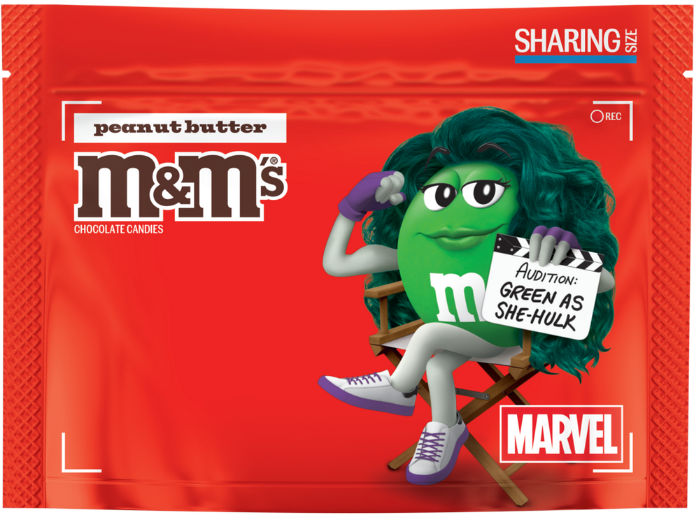 M&M’S milk chocolate peanut butter x Marvel, 9oz 5