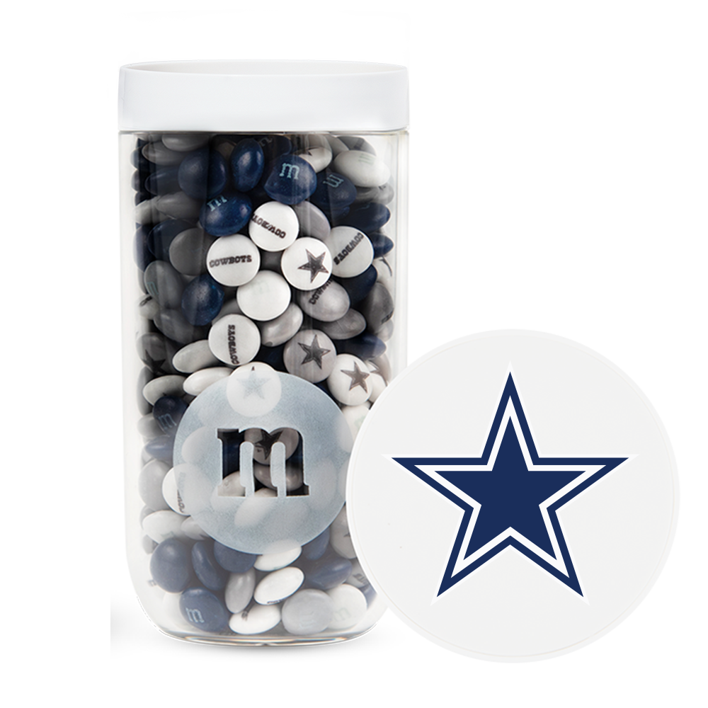 M&M'S x NFL gift jar with gift tube