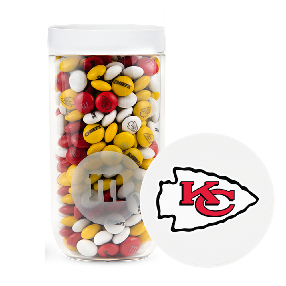 M&M'S x NFL gift jar with gift tube