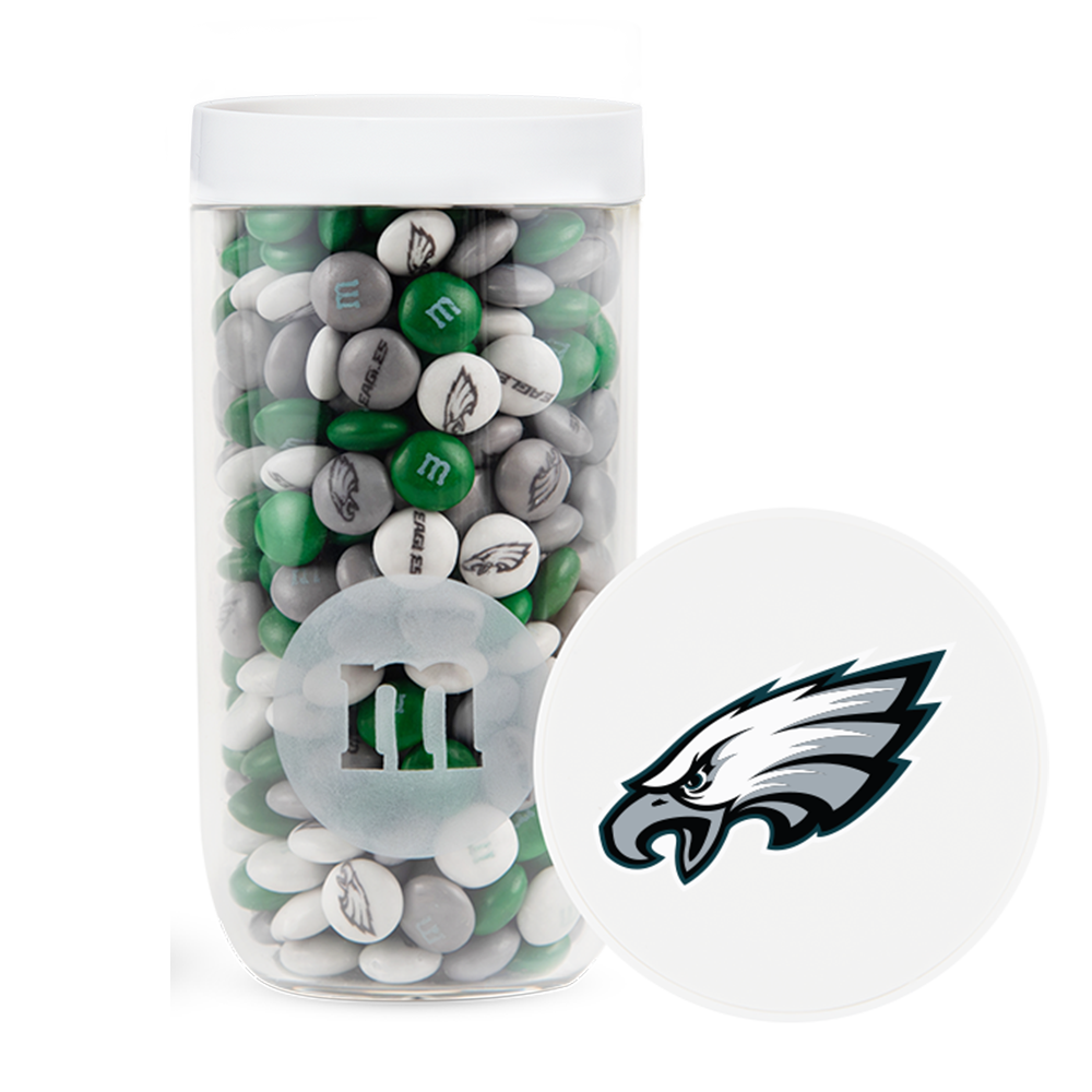 M&M'S x NFL gift jar with gift tube