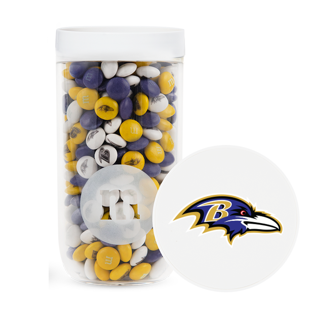 M&M'S x NFL gift jar with gift tube