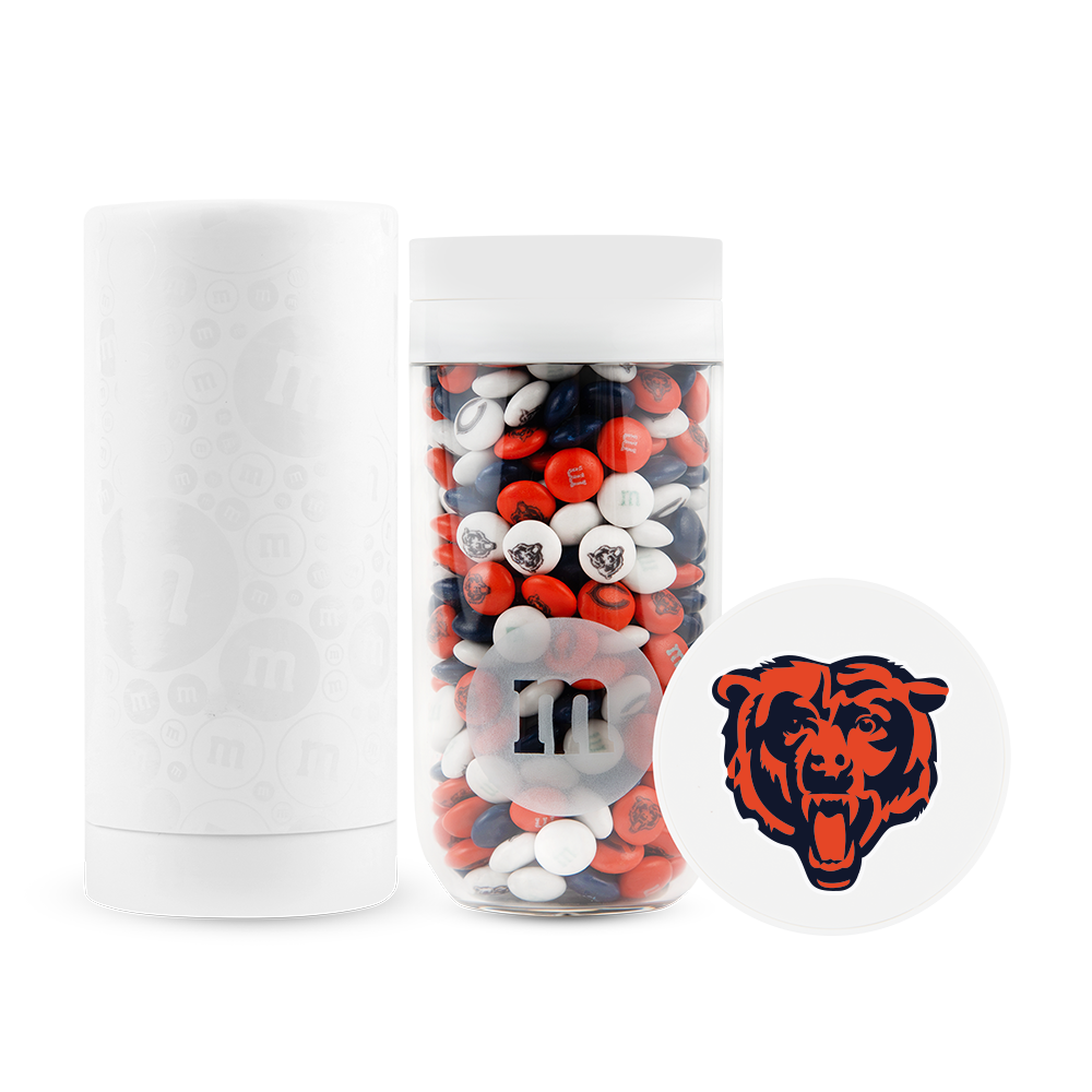 M&M'S x NFL gift jar with gift tube 2