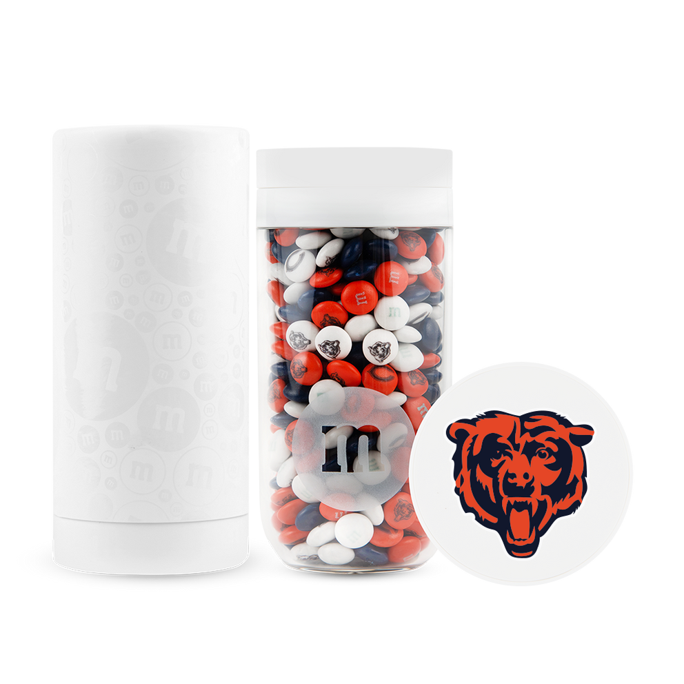 M&M'S x NFL gift jar with gift tube 2