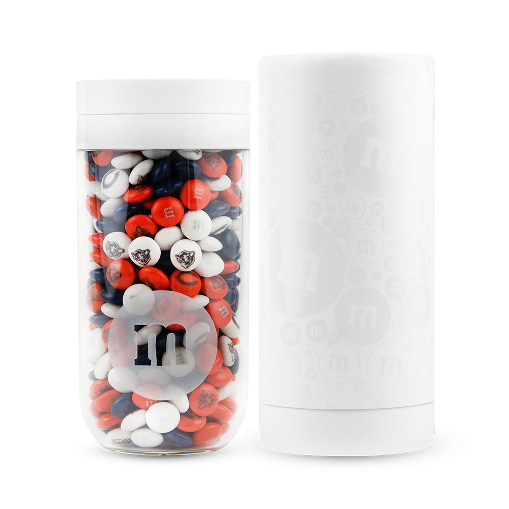 M&M'S x NFL gift jar with gift tube 3