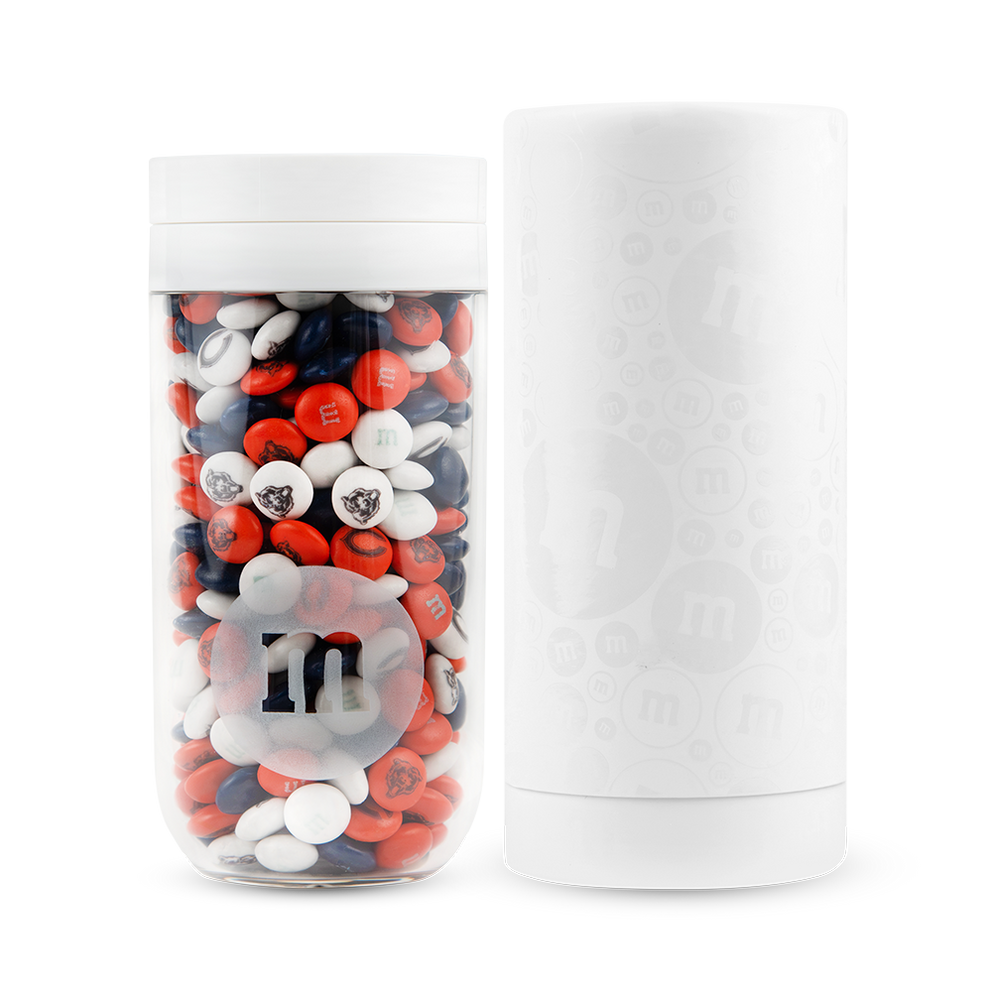 M&M'S x NFL gift jar with gift tube 3