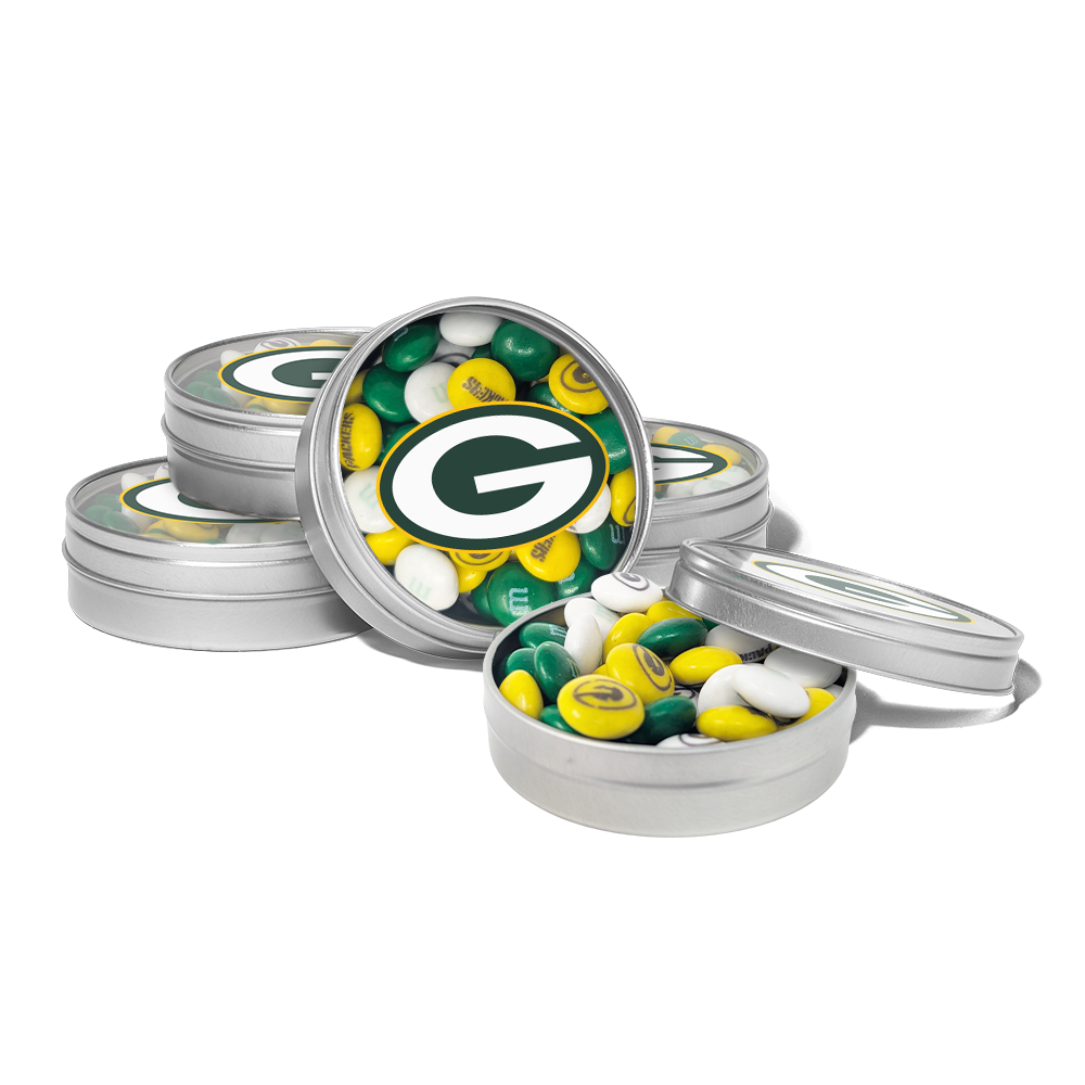 M&M'S x NFL favor tins, set of 24